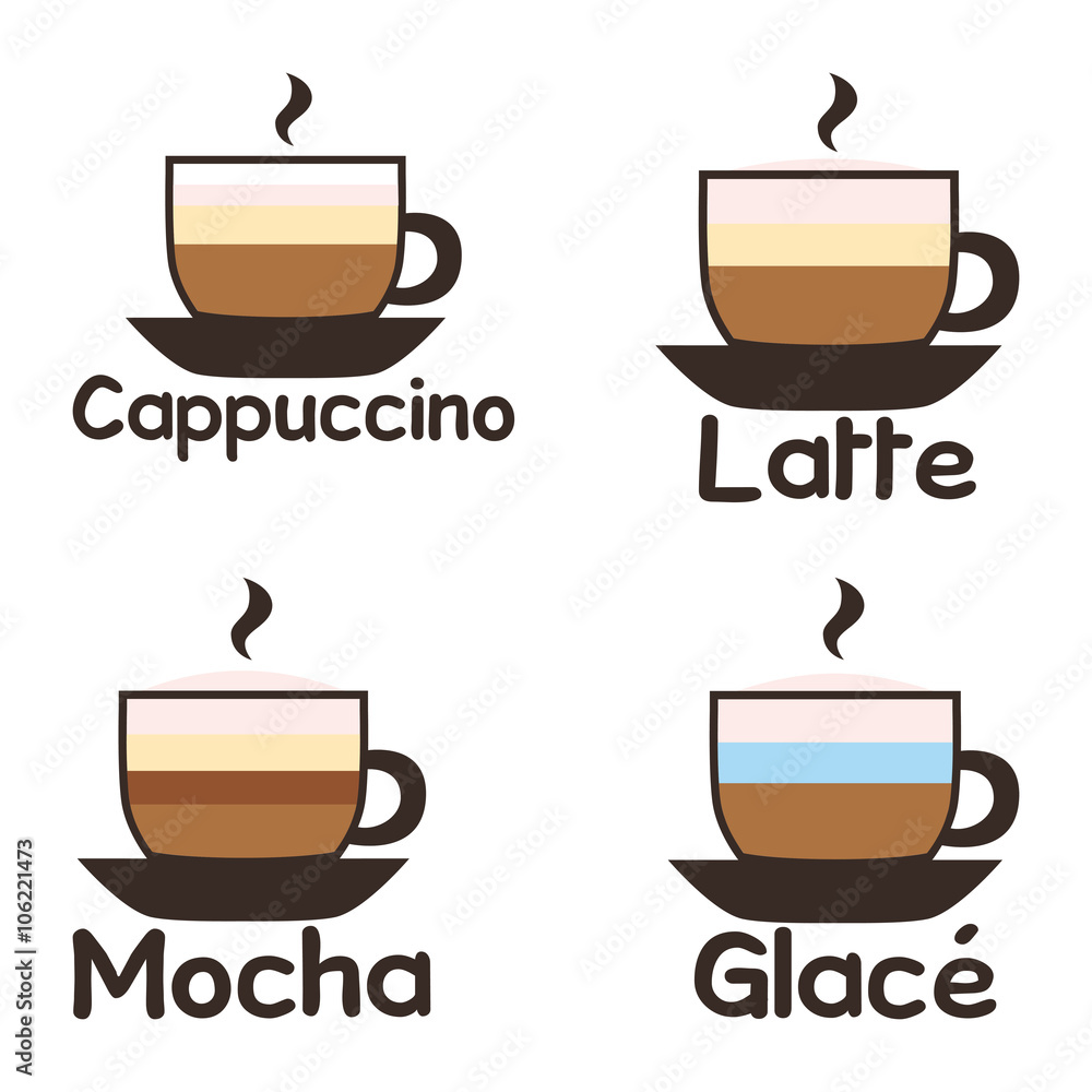 Obraz premium Coffee label