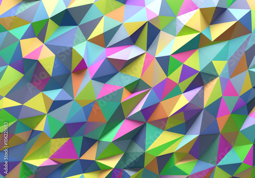 Abstract colorful triangle geometrical background