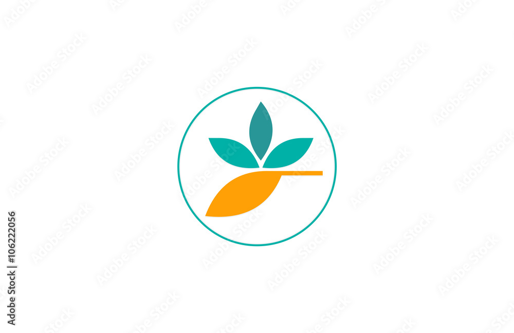 leaf beauty care icon spa logo leaf beauty care icon spa logo