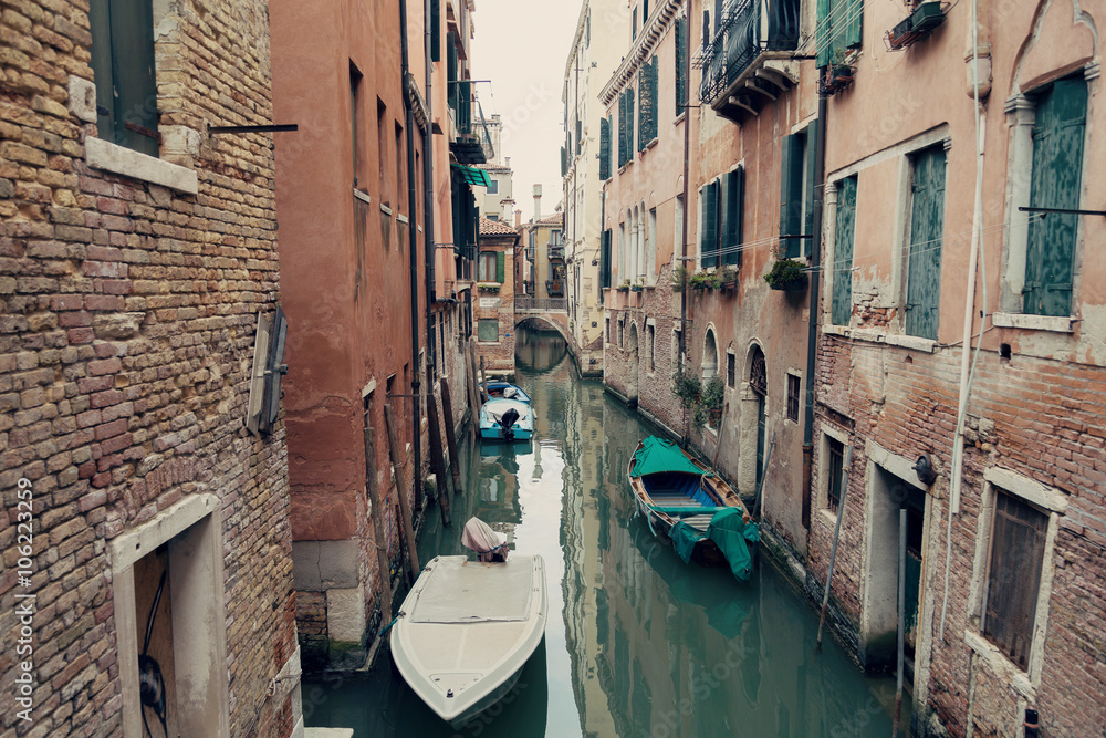 Caanal in Venice (Venezia)