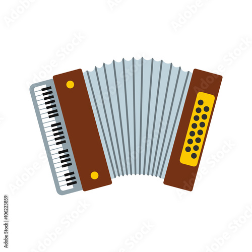 Retro accordion icon