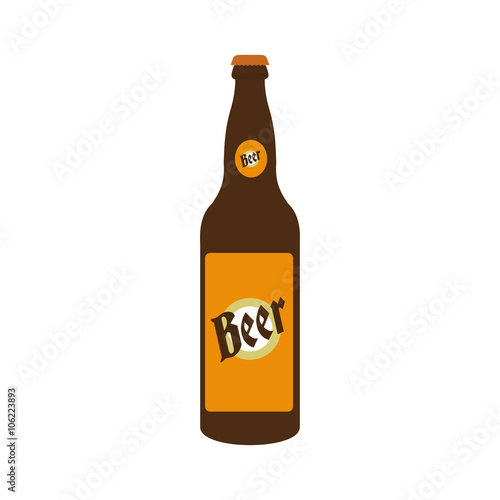 Bottle of beer icon 