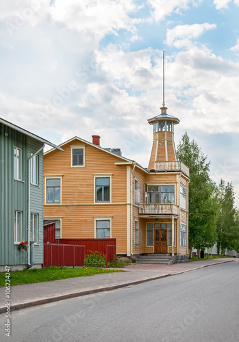 old city view in Oulu, Finland, Scandinavia