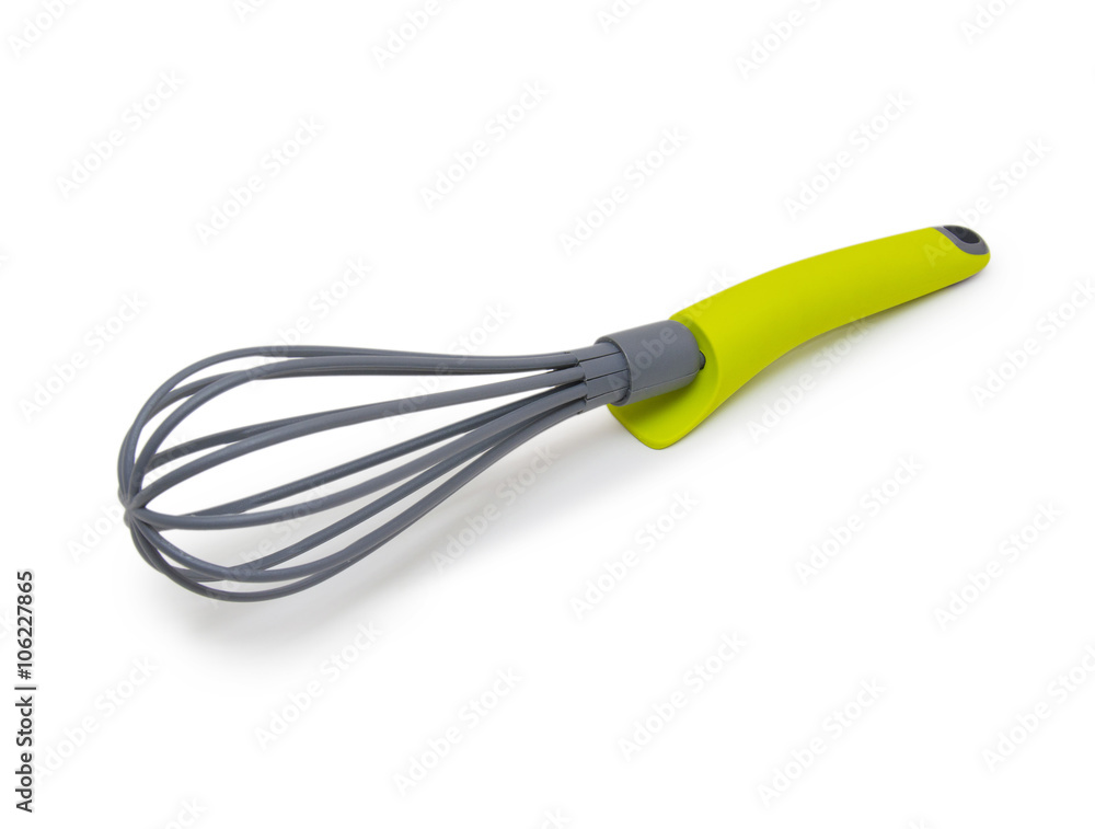 Silicone Wire Whisk isolated on white background Silicone Wire Whisk isolated on white background