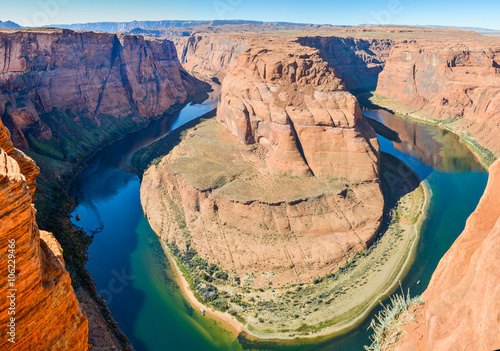 Horseshoe Bend, a horseshoe-shaped meander of the Colorado River - near the town of Page, Arizona