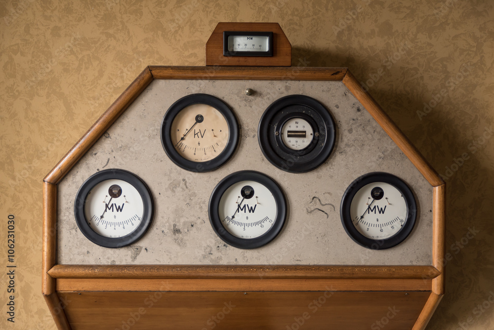 Naklejka premium Instrumententafel