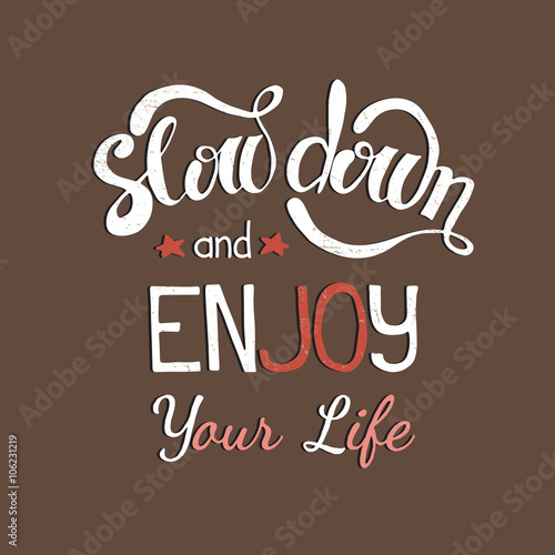 Vector hand drawn lettering