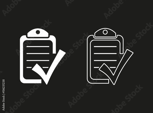Checklist - vector icon.