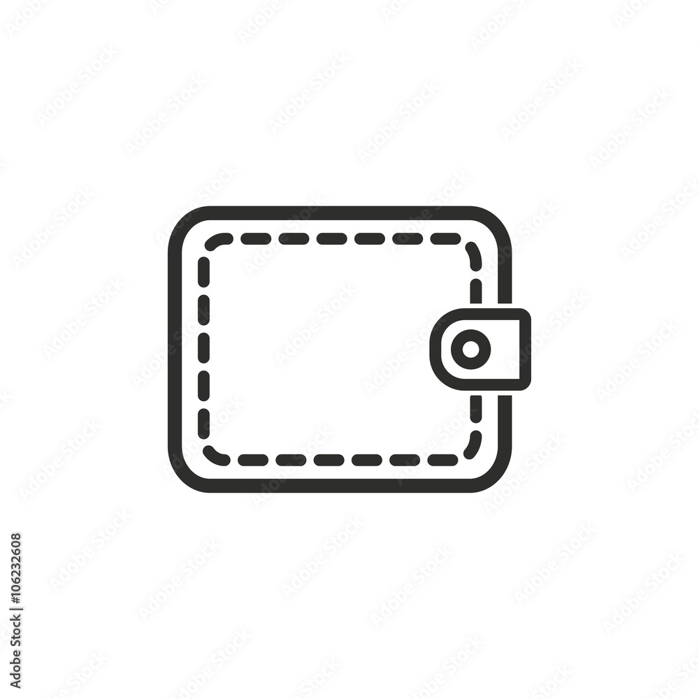 Wallet - vector icon. Wallet - vector icon.