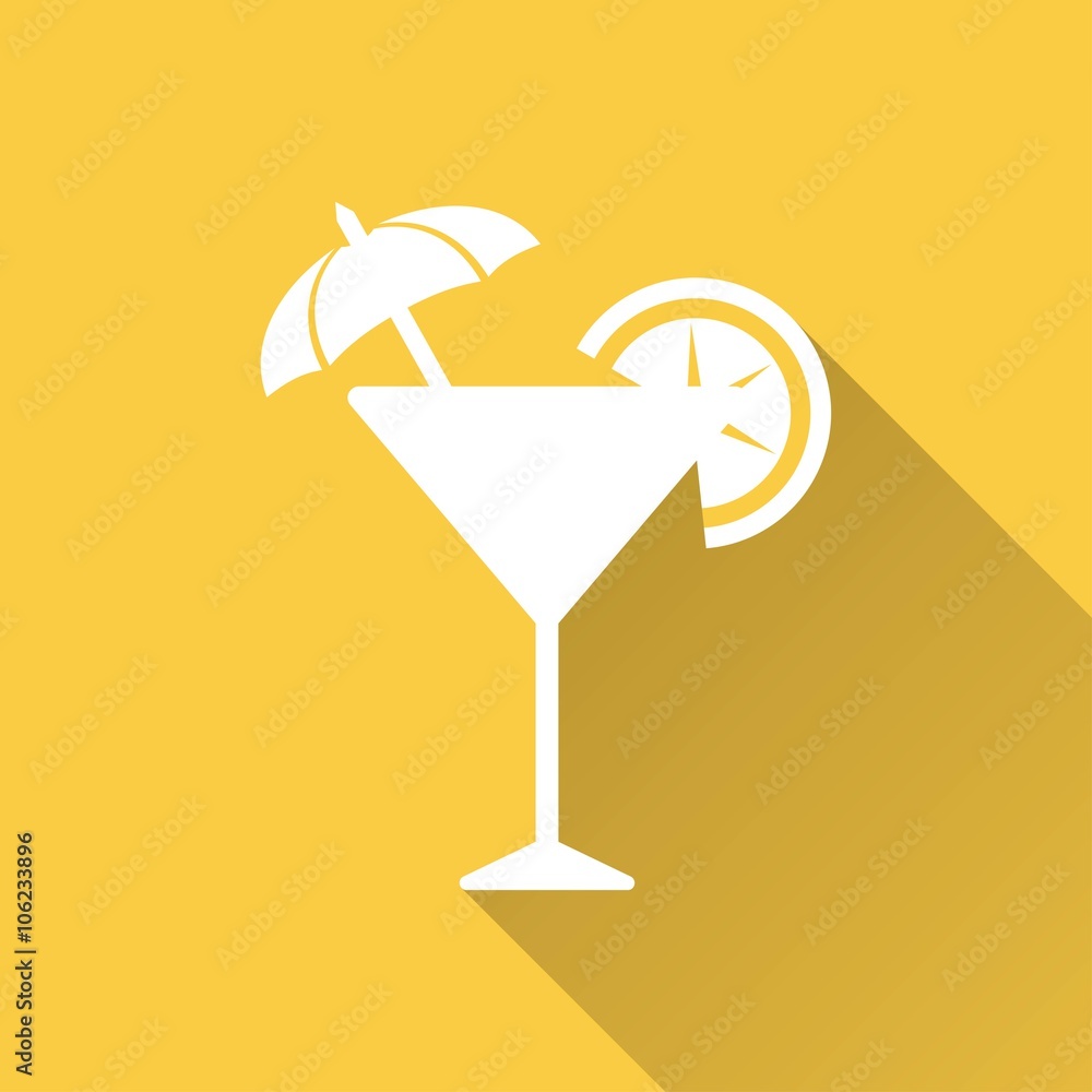 Cocktail - vector icon. Cocktail - vector icon.