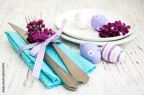 easter table setting