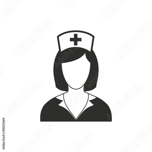 Nurse - vector icon.