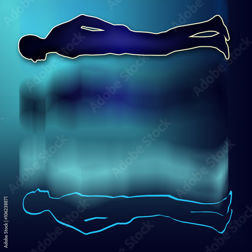 Tablou pe pânză Astral body projection