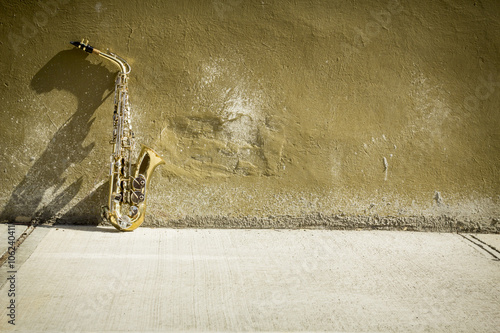 Fotografie Jazz Saxophone Grunge