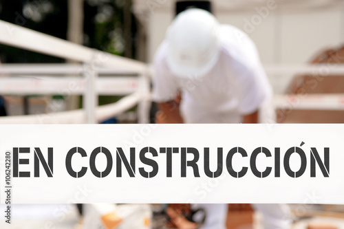 Under construction -spanish