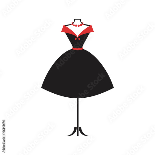  dummy dress illustration vector