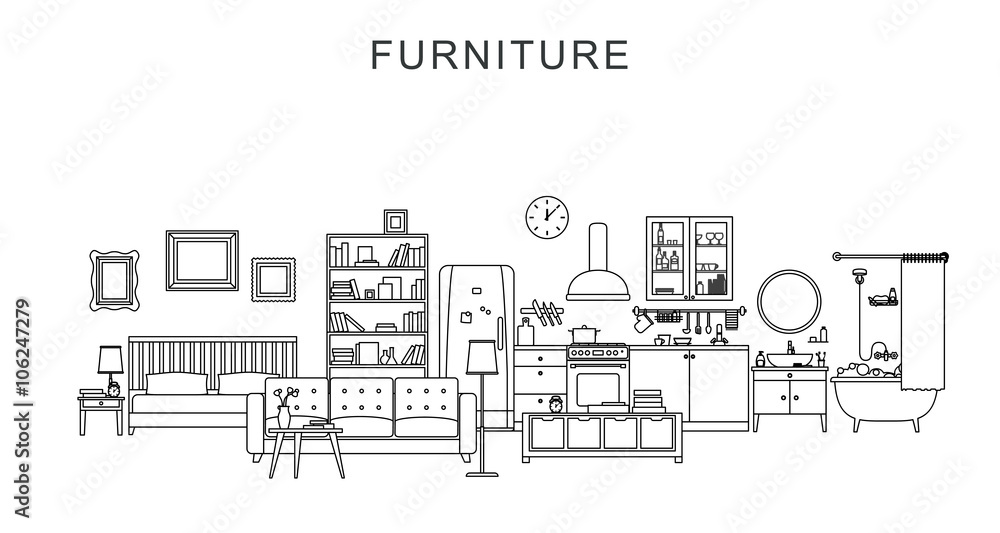 Furniture and home decoration.
