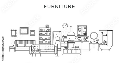 Furniture and home decoration.