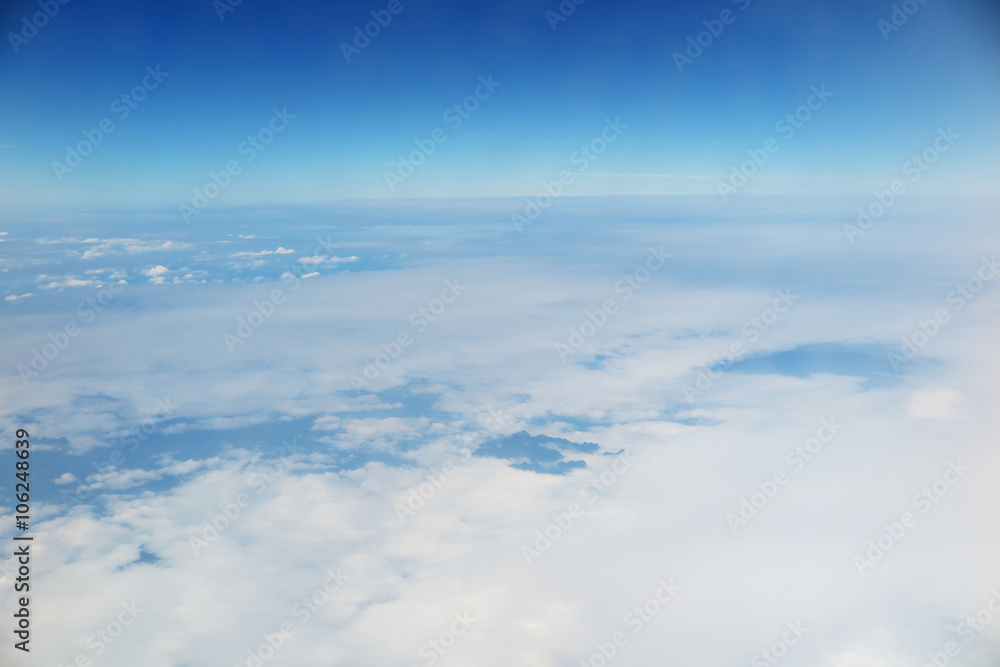 Fototapeta premium Dense cloudiness over high Asian mountains