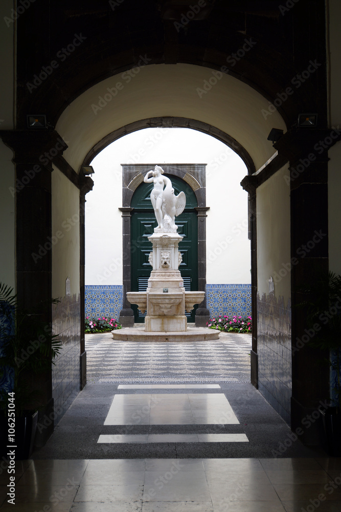 Fototapeta premium Rathaus an der Praca do Municipio