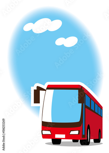 爽やか　バスで観光