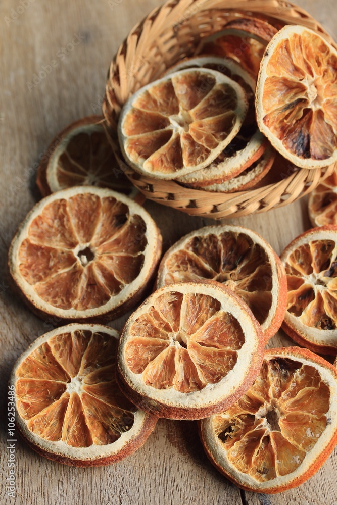 A pile dried oranges A pile dried oranges