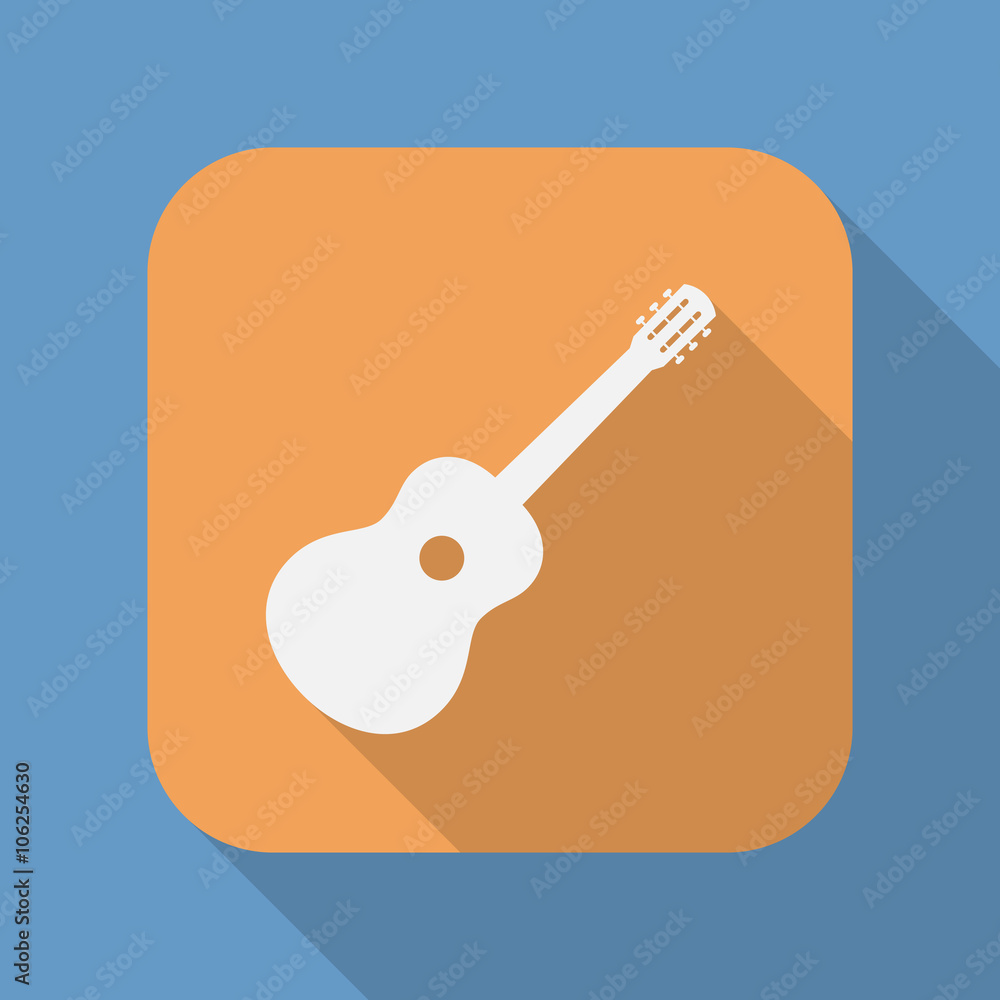 Guitar icon symbol, sign. Guitar logo template Guitar icon symbol, sign. Guitar logo template