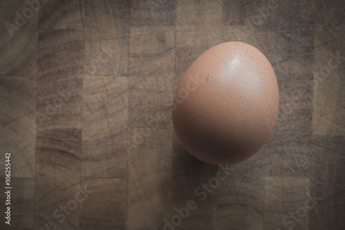 Fresh eggs on a simple background,