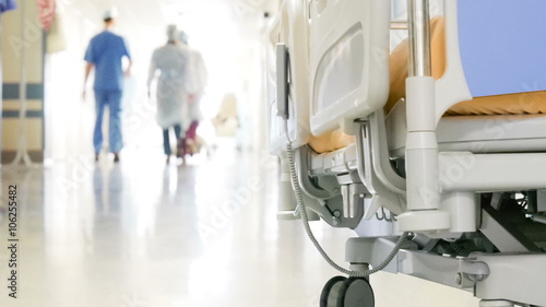 Medical Staff at the Hospital's Corridor
