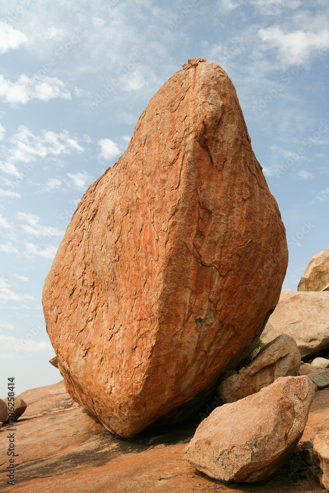 Big boulder hampi india