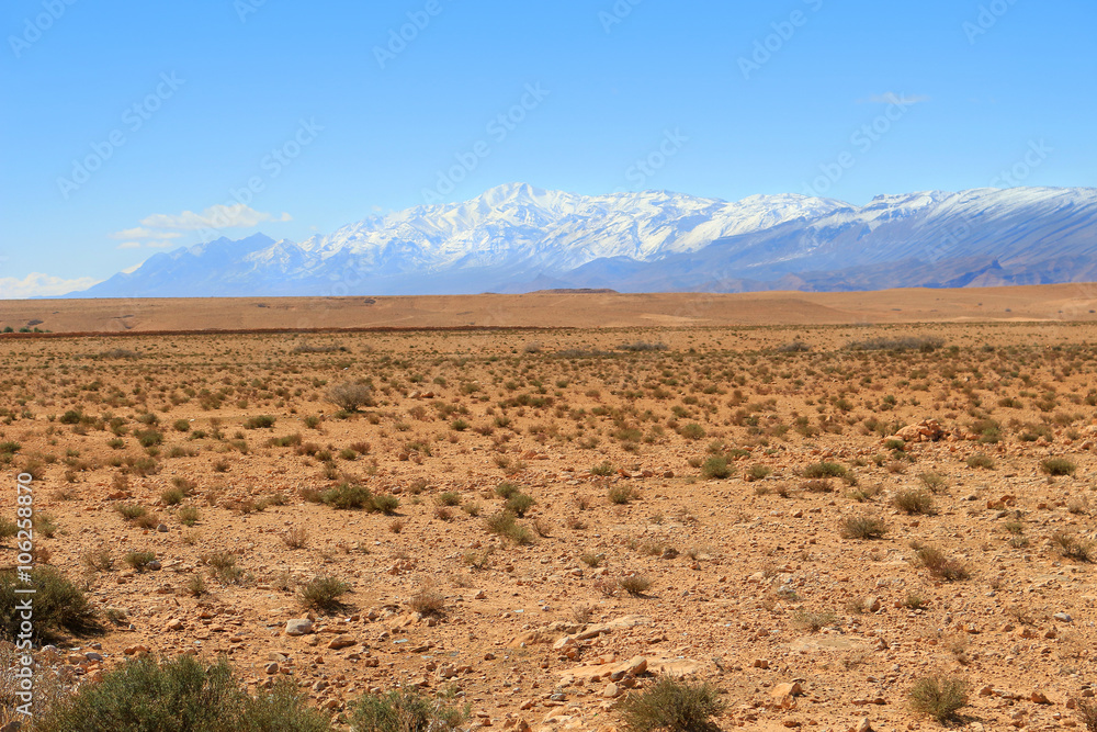 Naklejka premium Winter in Morocco