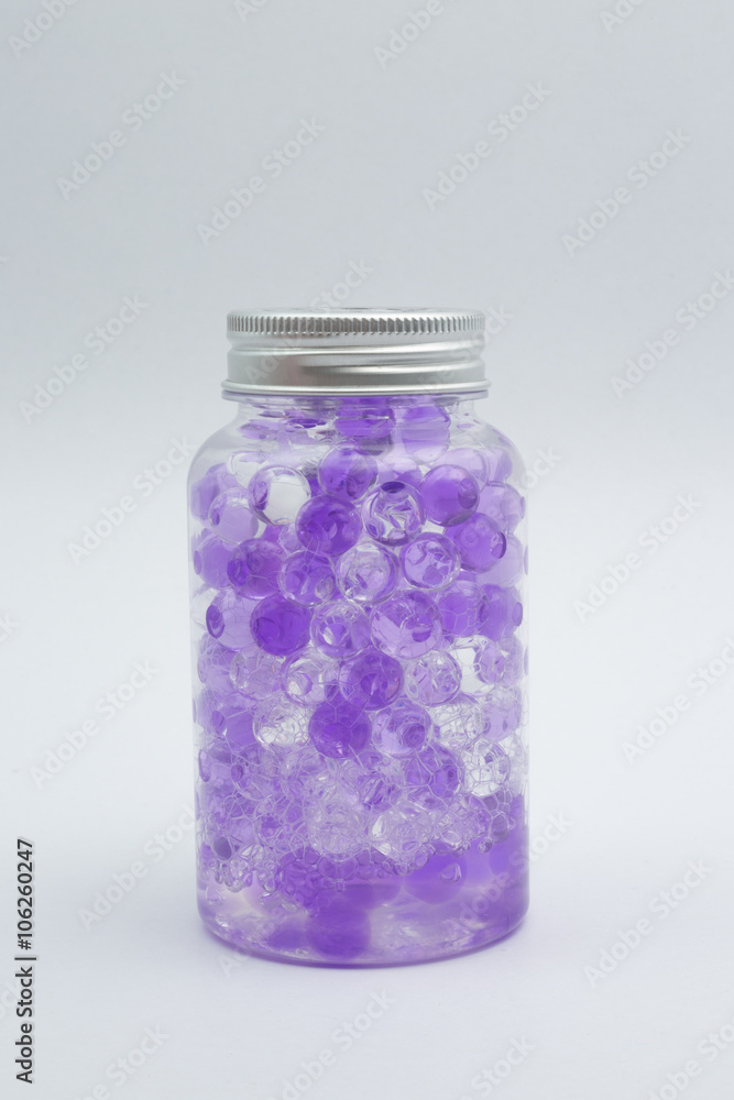 Ball gel in the bottle, Aroma Beads. Ball gel in the bottle, Aroma Beads.