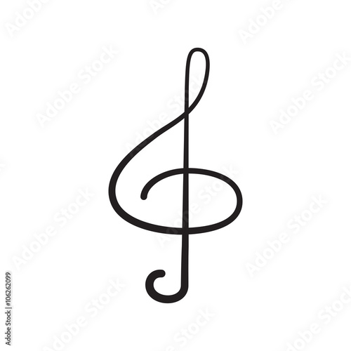 Treble clef icon.