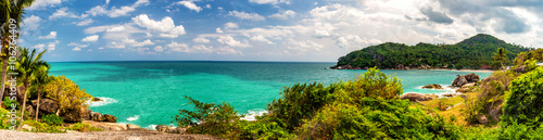 Thailand coastline. Landscape panorama
