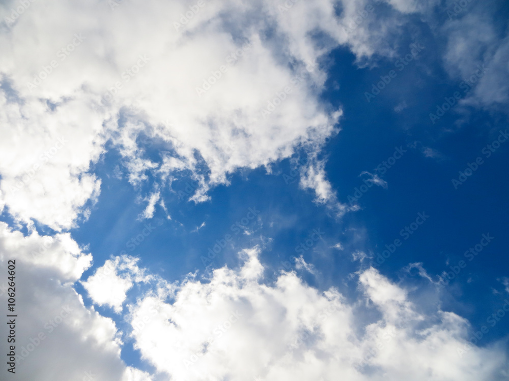 Obraz premium blue sky and clouds