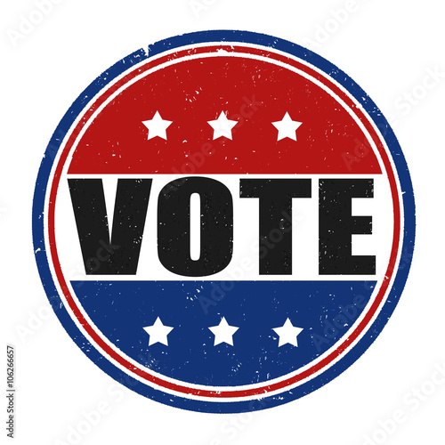 Vote 2016 stamp