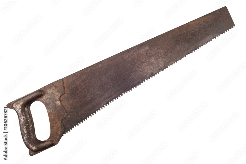retro rusty crosscut hand saw hand saw tool isolated on white ba retro rusty crosscut hand saw hand saw tool isolated on white ba