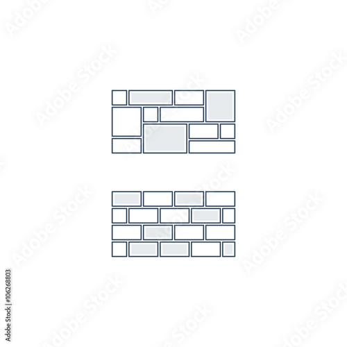 Brick layer, finishing work, construction, subtle background