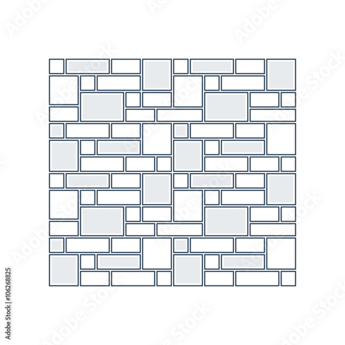 Brick layer, finishing work, construction, subtle background