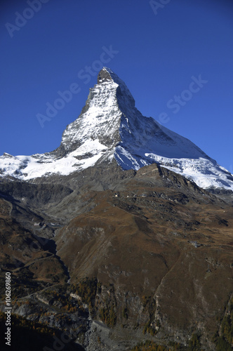 Blick auf das Matterhorn vom Gornergrad