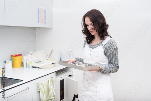 Young cute gynecologist woman working 