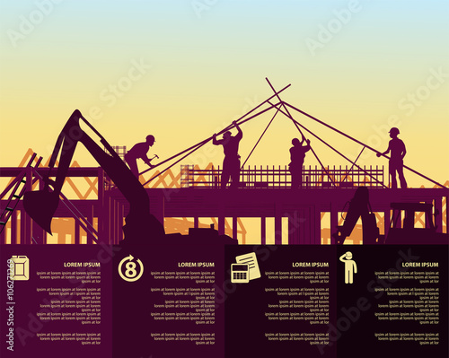 Town house under construction