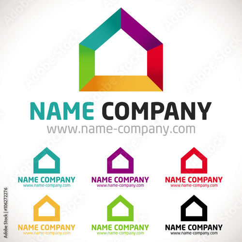 logo peintre peinture maison décorateur
