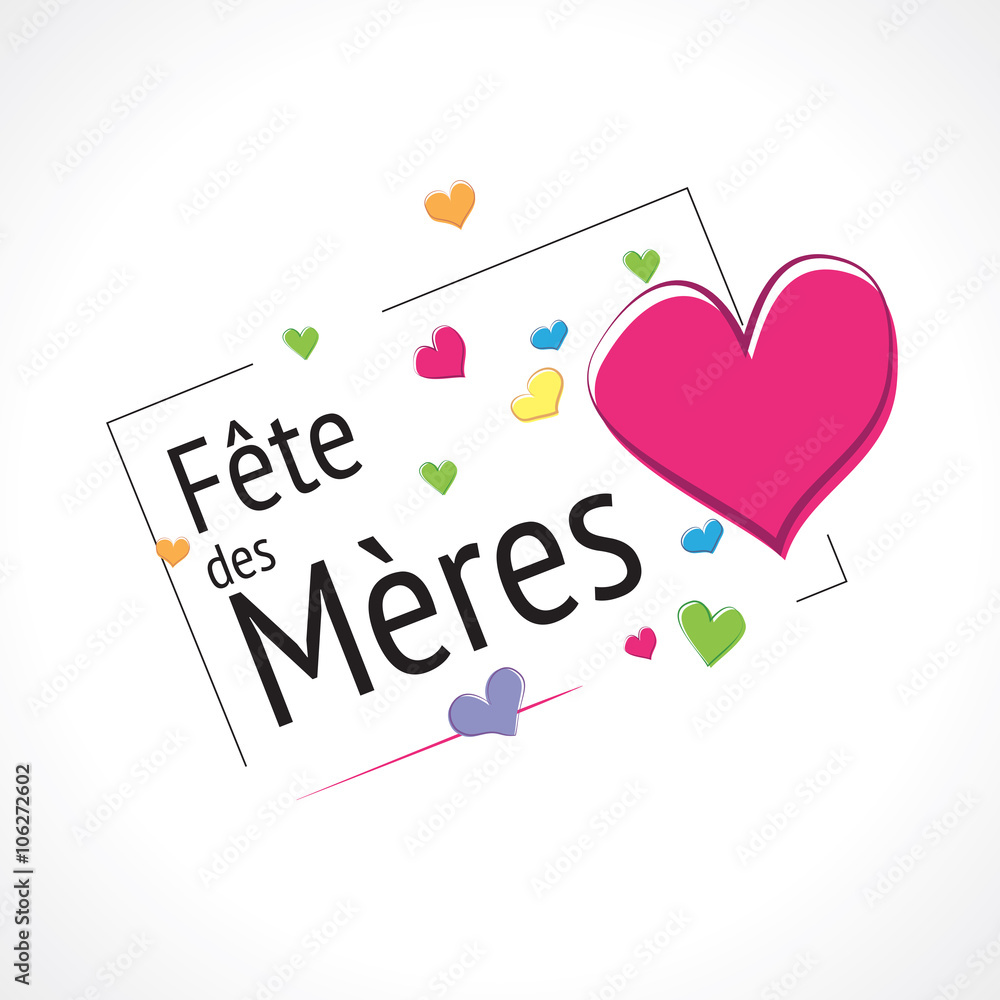 Cadre fête des mères - L'illustration 