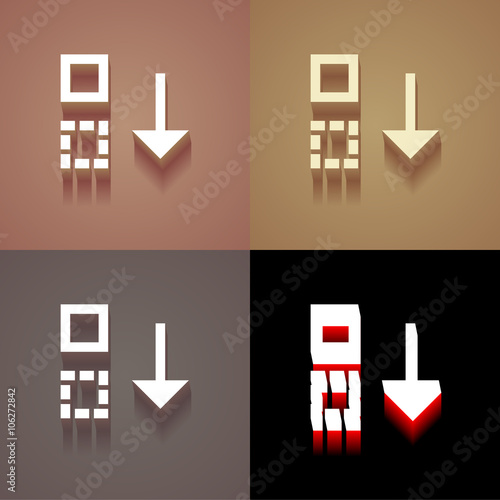 3_Vintage_Icons_With_Long_Shadow