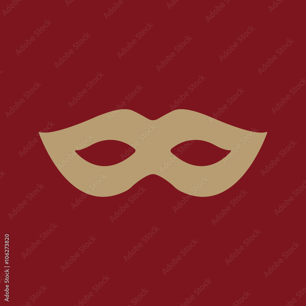 The festive mask icon.