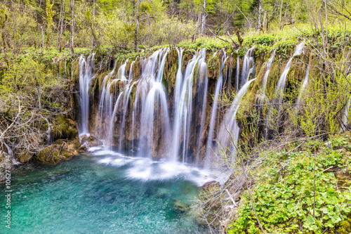 Lake And Waterfall-Plitvice National Park Croatia