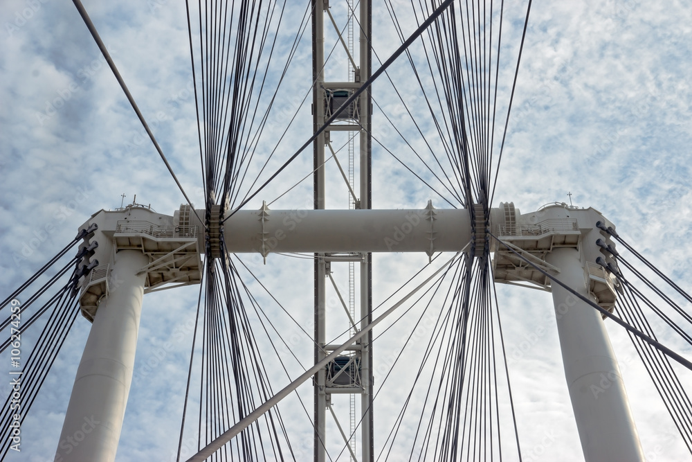 Obraz premium Singapore Flyer - Ferris Wheel
