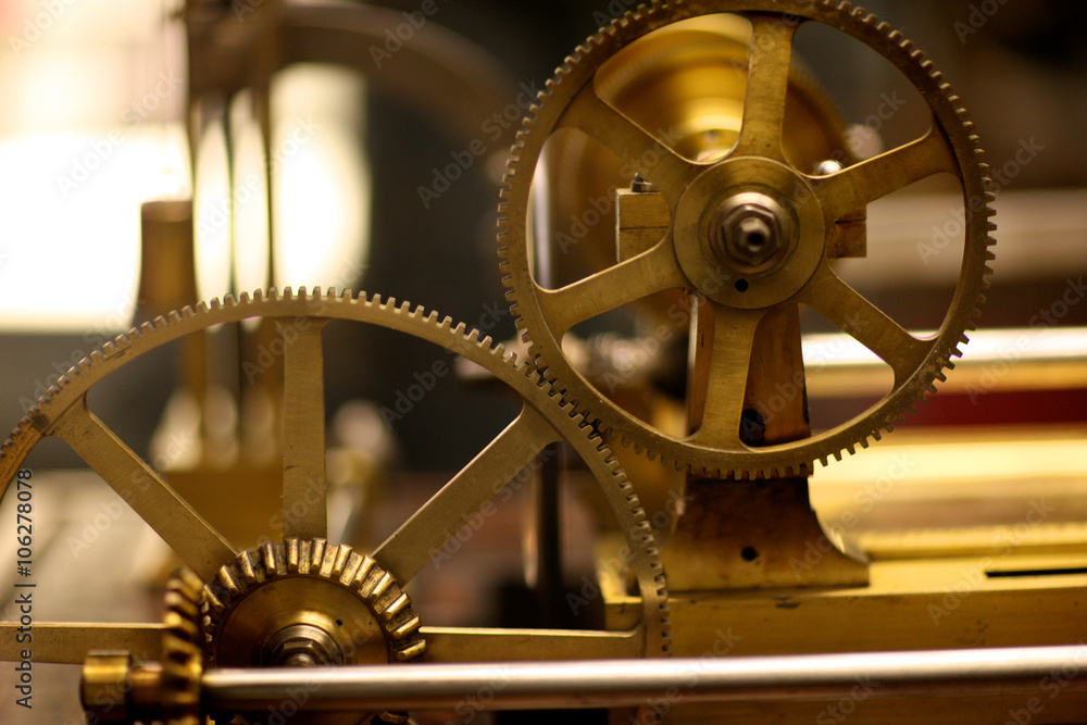 Fototapeta premium Working gearwheels