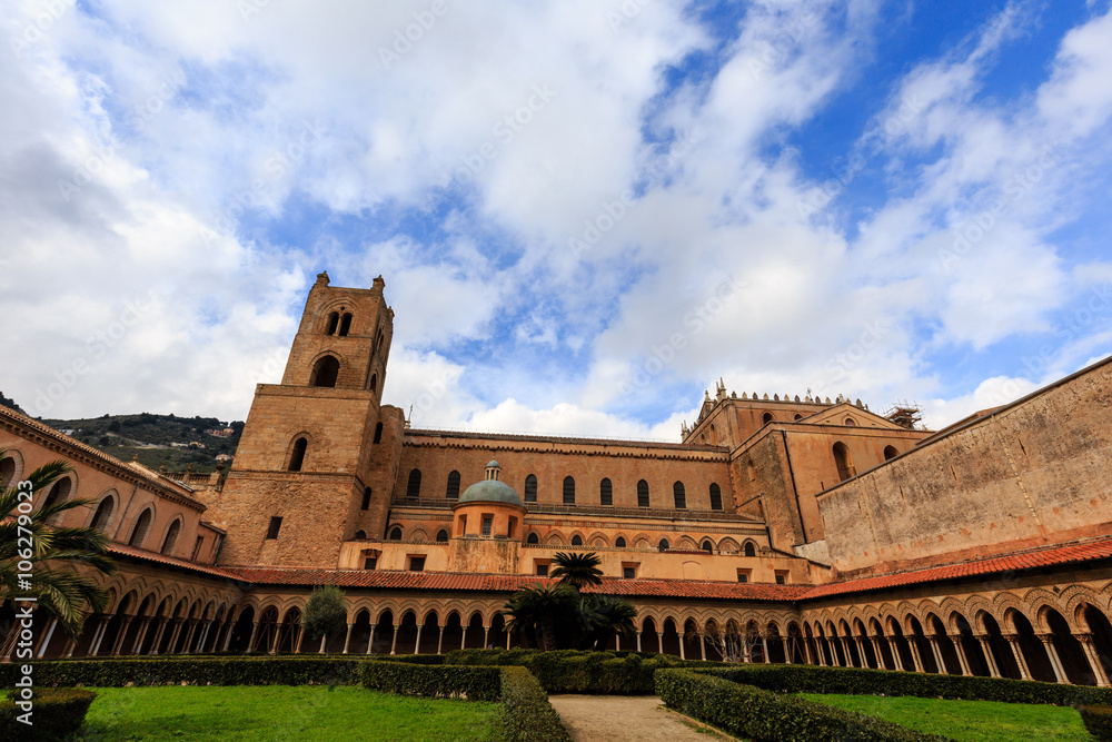 Cathedral of Monreale in Sicily, Italy
